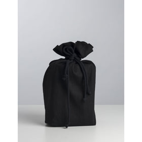 Papierurne mit Leinenbeutel Black