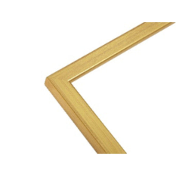 Holzrahmen in Goldfarbe