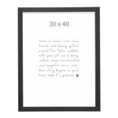 Bilderrahmen schwarz mit Silberkante-2