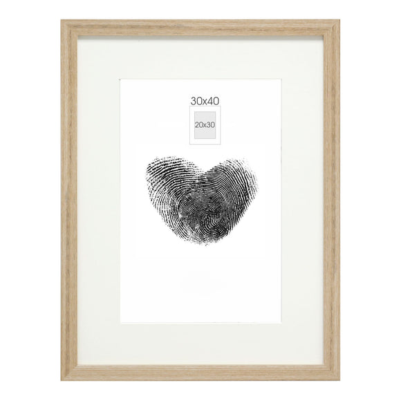 Bilderrahmen Eiche mit Einleger