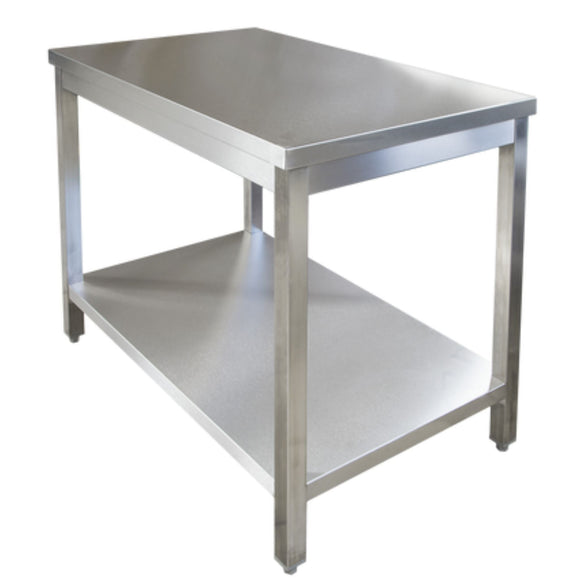 Edelstahl Arbeitstisch Professional mit Grundboden