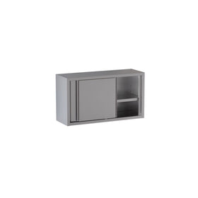 Edelstahl Hängeschrank mit Schiebetüren Standard