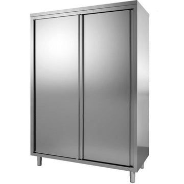 Edelstahl Schrank mit Schiebetüren Standard