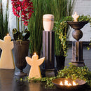 Bodenvase - dunkles Metall-2