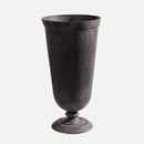 Bodenvase - dunkles Metall-1