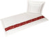 Viskose elfenbein Besatz Red Summer