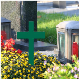 Grabstecker Kreuz - Grabmarkierung