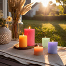 Qult Trend Teelichthalter in Kerzenform Color Ø 8 cm-23