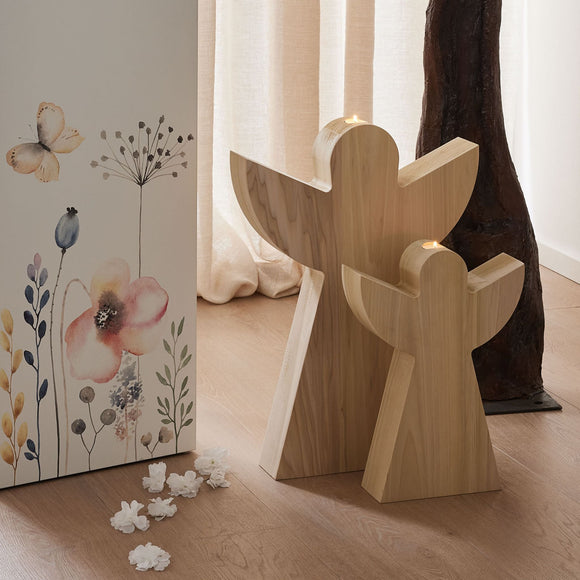Holz – Engelkerzen