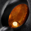 Windlichter Schwarz/Gold-4