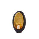 Windlichter Schwarz/Gold-1