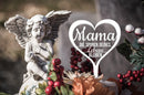 Grabstecker "Mama die Spuren deines Lebens bleiben"-2
