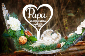 Grabstecker "Papa die Spuren deines Lebens bleiben"