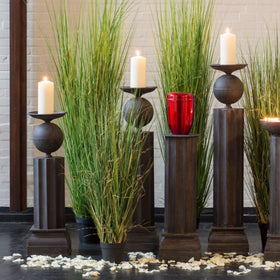 Kugelleuchter Säulen