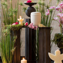 Urnenkandelaber - dunkles Metall-1