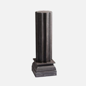 Urnensäule - dunkles Metall - 0