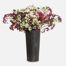 Hohe Bodenvase - dunkles Metall-1