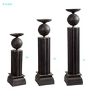 Kugelleuchter Säulen Set-4