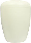Spalt Urne Weiß Lackiert Naturstoff-4
