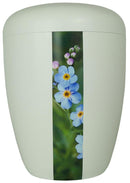Spalt Urne Weiß Lackiert Naturstoff-9