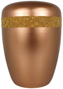 Spalt Urne Metallic Naturstoff-1