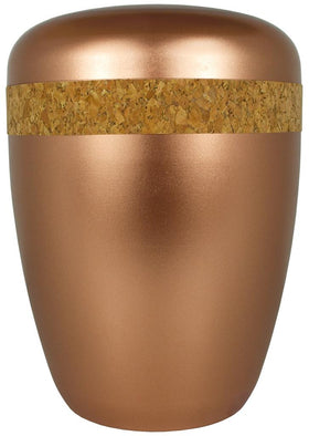 Spalt Urne Metallic Naturstoff