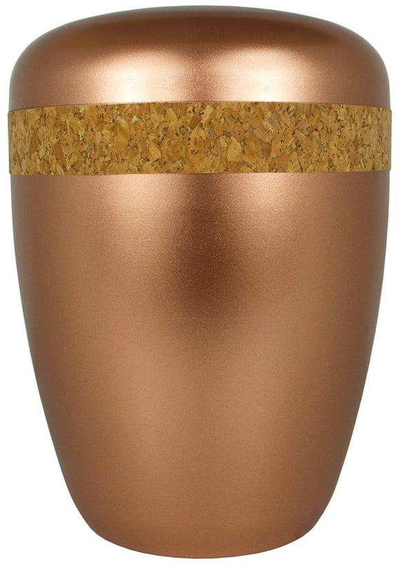 Spalt Urne Metallic Naturstoff