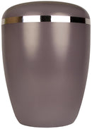 Spalt Urne Braun Lackiert Naturstoff-1