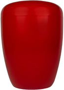 Spalt Urne Rot Lackiert Naturstoff-2