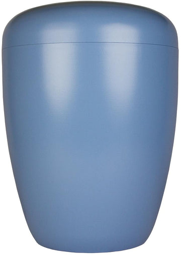 Spalt Urne Blau Lackiert Naturstoff - 0