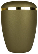 Spalt Urne Brass Lackiert Naturstoff-1