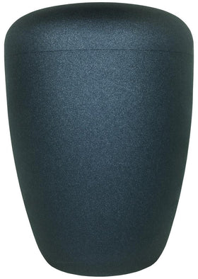 Spalt Urne Blau Lackiert Naturstoff - 0