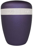 Spalt Urne Violett Lackiert Naturstoff-2