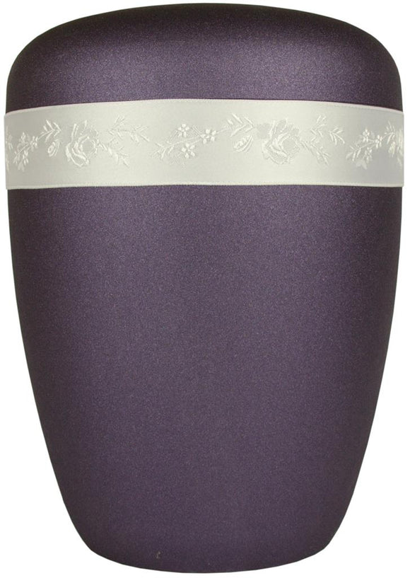 Spalt Urne Violett Lackiert Naturstoff
