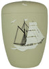 Beige Segelschiff
