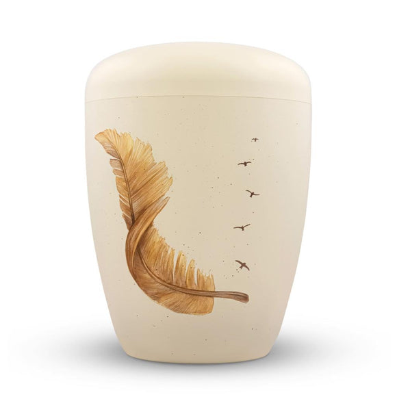 Spalt Urne Seashell Lackiert Naturstoff