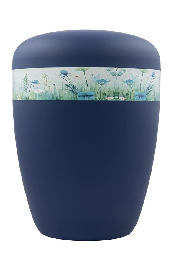 Spalt Urne Atlantic Blue Lackiert Naturstoff
