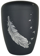 Spalt Urne Federn Naturstoff-2
