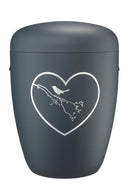 Spalt Urne Stone Grey Lackiert Naturstoff-3