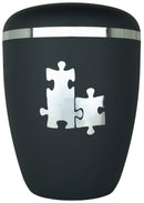 Spalt Urne Stone Grey Lackiert Naturstoff-4