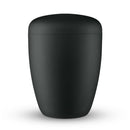 Spalt Urne Satin Black Lackiert Naturstoff-6