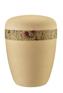 Spalt Urne Ivory Velevt Lackiert Naturstoff-1