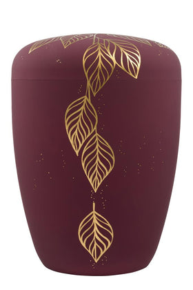 Spalt Urne Beere Matt Lackiert Naturstoff - 0