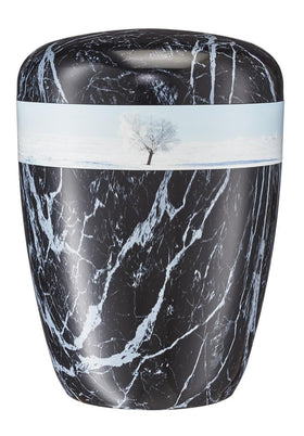Spalt Urne Marmor Naturstoff - 0