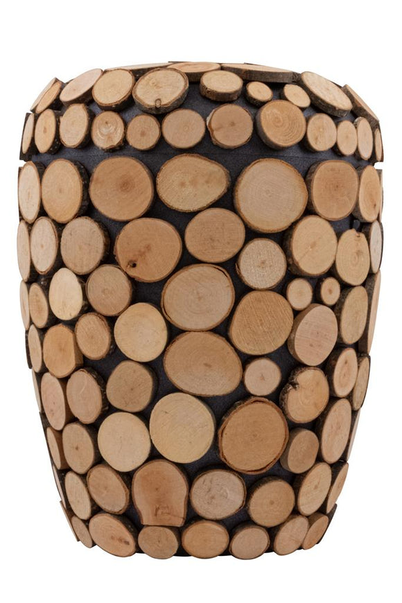 Spalt Urne 3D Emblem Holz Naturstoff