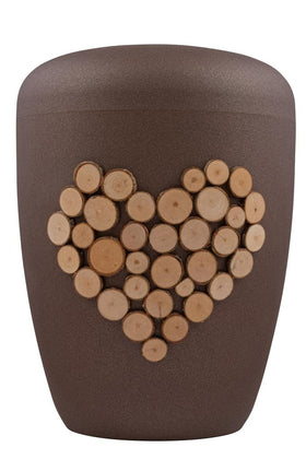 Spalt Urne 3D Emblem Holz Naturstoff - 0