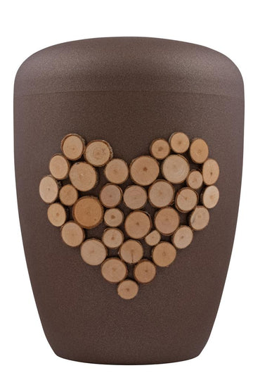 Spalt Urne 3D Emblem Holz Naturstoff - 0
