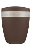 Spalt Urne Bronze Lackiert Naturstoff-4