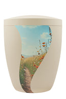 Spalt Urne Seashell Modern Naturstoff-4