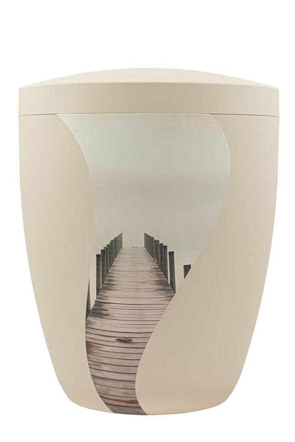 Spalt Urne Seashell Modern Naturstoff